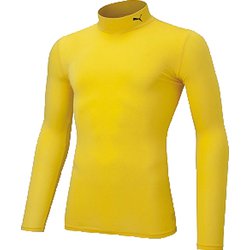 コンプレッション モックネック 長袖 シャツ 656331 07 XLサイズ [サッカー シャツ メンズ]