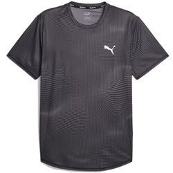 RUN FAVORITE AOP Tシャツ 524549 01 PUMA Black Lサイズ [ランニングウェア シャツ メンズ]