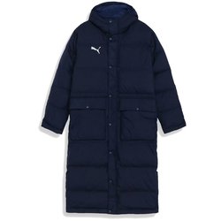 TEAMLIGA ロングダウンコート 657736 06 Peacoat XLサイズ [サッカー コート メンズ]