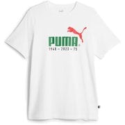 NO.1 ロゴ セレブレーション Tシャツ 678417 02 PUMA White Lサイズ [フィットネス 半袖シャツ メンズ]