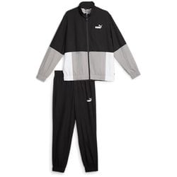 ウーブン トラックスーツ 上下セット 678442 01 PUMA Black Mサイズ [ジャージ 上下セット メンズ]
