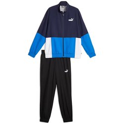 ウーブン トラックスーツ 上下セット 678442 06 PUMA Navy XLサイズ [ジャージ 上下セット メンズ]