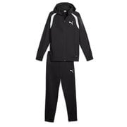 フーデッド ポリ スーツ 上下セット 678446 01 PUMA Black Lサイズ [ジャージ 上下セット メンズ]