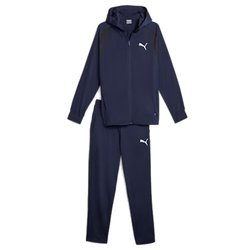 フーデッド ポリ スーツ 上下セット 678446 06 PUMA Navy Lサイズ [ジャージ 上下セット メンズ]