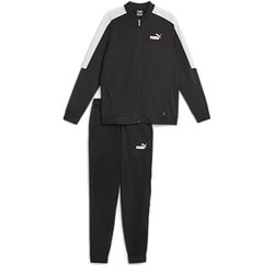 ベースボール トリコット トレーニングスーツ 上下セット 678475 01 PUMA Black XLサイズ [ジャージ 上下セット メンズ]