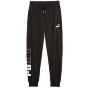 POWER スウェットパンツ TR 678488 01 PUMA Black Lサイズ [フィットネス ロングパンツ メンズ]