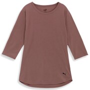 STUDIO 3/4 Tシャツ 524299 95 Dark Clove Mサイズ [フィットネス ヨガ シャツ レディース]