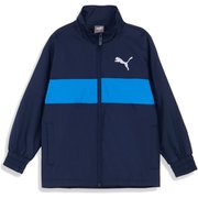 ACTIVE SPORTS ウーブン トリコット ジャケット 677717 06 PUMA Navy 130サイズ [スポーツウェア ジャケット キッズ]