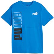 PUMA POWER カラーブロック Tシャツ 678558 47 Racing Blue 160サイズ [スポーツウェア トップス キッズ]
