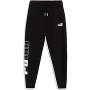 POWER カラーブロック スウェットパンツ 678563 01 PUMA Black 150サイズ [スポーツウェア パンツ キッズ]