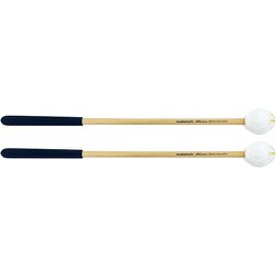 ヴィブラフォン用マレット イーモーションシリーズ 【EM-HV】 /ヘッド硬さ：ハード /ハンドル：ラタン（Rattan） /カラー：ホワイト＆イエロー EM-HV