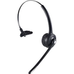 オーバーヘッドタイプ Bluetooth ヘッドセット 片耳 マイク付き ブラック LBT-HSOH13BK