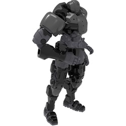レムナント・ドーム シリーズ WWS-0-01/02 マッチソルジャー/ピースキーピング・アーマー 1/30スケール プラスチックモデルキット ブラック [組立式プラスチックモデル]