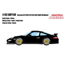 EM711A 1/43 ポルシェ 911 997 GT3 RS 2007 BBS LM Wheel ブラック [レジンキャストミニカー]