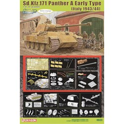プラモデル　1/35 WW.II ドイツ軍 パンターA 初期型 マジックトラック/アルミ砲身付属 [DR6920] WW.II ドイツ軍 パンターA 初期型 マジックトラック/アルミ砲身