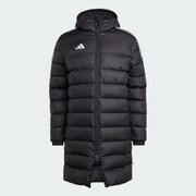 ティロ 23 リーグ ロングダウンジャケット NUH32 HS7238 ブラック Sサイズ [サッカー ダウンジャケット メンズ]