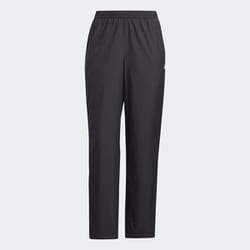 スリーストライプス ルーズフィット ウインドブレーカー パンツ IEH76 IK9859 ブラック XLサイズ [ランニングウェア ロングパンツ レディース]