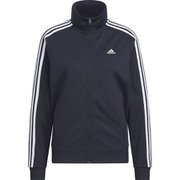 シーズナル スポーツウェア スリーストライプス ルーズフィット ダブルニット トラックトップ KNV52 IT6095 レジェンドインク/ホワイト XLサイズ [ランニングウェア ジャージ レディース]