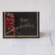 スワッグ付きメッセージカード Happy Birthday チャコール SMC-003