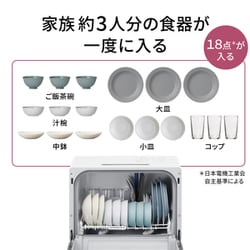 ヨドバシ.com - パナソニック Panasonic NP-TCR5-W [食器洗い乾燥機 AI 