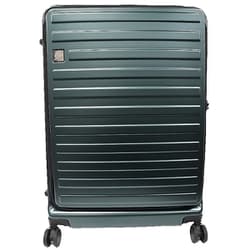 Lishon Pass 拡張機能付きフロントオープン型スーツケース 127L TSAロック搭載 グリーン