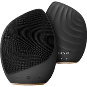 美顔器 電動洗顔ブラシ GESKE(ゲスケ) ソニック フェイシャルブラシ 微振動 両面仕様 充電式 IPX7 グレー GK000010GY01