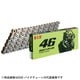 428VR46-130FB S＆G バイク用チェーン カラー：シルバー＆ゴールド 47230
