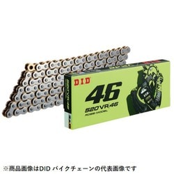428VR46-130FB S＆G バイク用チェーン カラー：シルバー＆ゴールド 47230