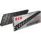 525ZVM-X2-100ZB B＆B バイク用チェーン カラー：ブラック 13815