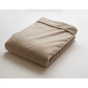 SEALS14200BE [国産ふんわり 衿付シール織綿毛布 ベージュ]