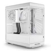 ATX対応 ピラーレス式パノラマガラス搭載 PCケース スノーホワイト Y40 Snow White