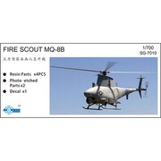 SPG7010 1/700 米海軍 MQ-8無人ヘリコプター レジン＆エッチング [プラモデル用パーツ]
