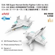 SPG7033 1/700 米 F/A-18Eスーパーホーネット対空装備 4機 3Dプリント [プラモデル用パーツ]