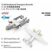 SPG7046 1/700 米 C-2Aグレイハウンド艦上輸送機 4機 3Dプリント [プラモデル用パーツ]