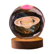 3Dクリスタルボールライト 土星 RGB CRYBALL-ST-RGBR
