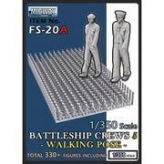 FS-20A 1/350 WWIIアメリカ海軍 戦艦乗組員セット# 5 行進 [組立式プラスチックモデル]