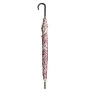 長傘 60cm ジャンプ式 8本骨 UV加工 兄弟うさぎ柄 プリント レッド VA30021