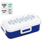 抗菌ふわっと弁当箱 530ml 天平文様/夢幻(濃青) PFLB6AG