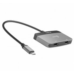 USB-C 8K MSTデュアルHDMIアダプター JCA465