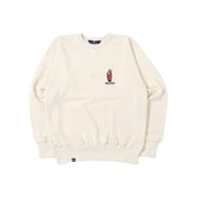 キャンプラビット裏起毛クルーA 9NATURAL-L 2323101