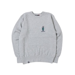 キャンプラビット裏起毛クルーA 15GRAY-L 2323101