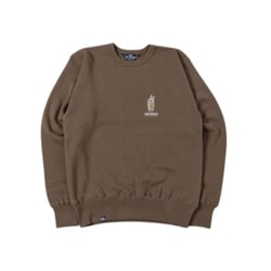 キャンプラビット裏起毛クルーA 29BROWN-L 2323101