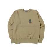 キャンプラビット裏起毛クルーA 69KHAKI-L 2323101