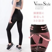 ヴィーナススタイル レギンス ブラック M-L