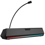 Hecate バーチャル7.1サラウンド ゲーミングスピーカー ブラック ED-G1500BAR-BK
