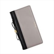 RU-IP15PS-06MC [iPhone 15 Plus 用 ケース 手帳型 リボン スマホケース エレガンテ Elegante/モノクローム]
