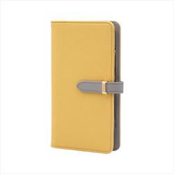 BD-IP15P-05LC [iPhone 15 Pro 用 ケース 手帳型 ベルテッド スマホケース シンプル スタンド機能 エレガンテ Elegante/レモンカード]