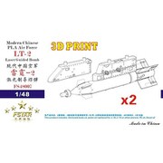 FSM48007 1/48 中国人民解放軍空軍 LT-2 レーザー誘導爆弾 w/パイロン 2セット [プラモデル用パーツ]