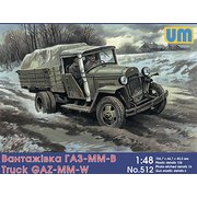 UU48512 1/48 露・ガズGAZ-MM-W1.5t 軍用トラック 4輪型 [組立式プラスチックモデル]