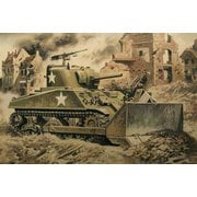 UU72214 1/72 米・M4A2シャーマン中戦車 M1ドーザー装備型 [組立式プラスチックモデル]
